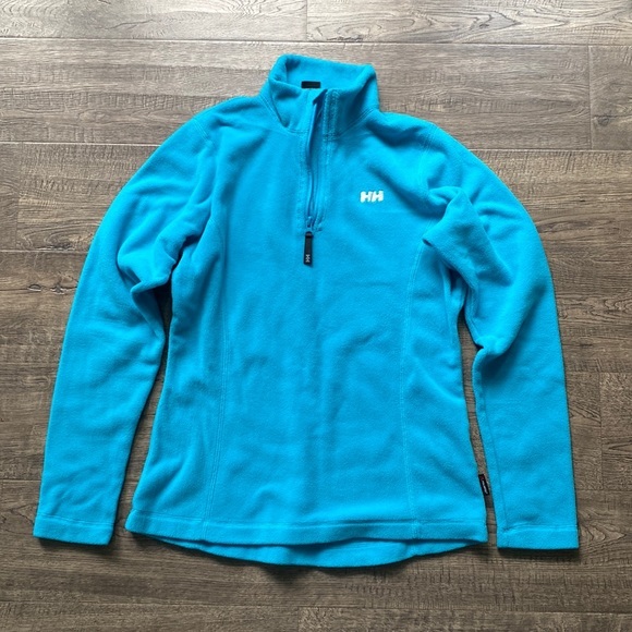 Helly Hansen Tops Helly Hansen Blue Fleece Polartec Quarter Zip